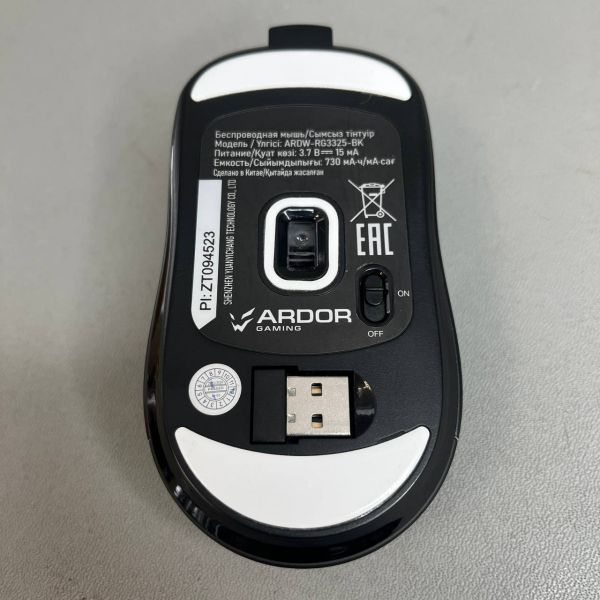 Мышь беспроводная/проводная ARDOR GAMING Renegade Wireless [ARDW-RG3325-BK] черный