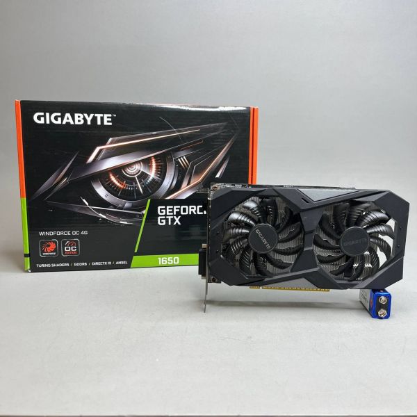 Видеокарта GIGABYTE GeForce GTX 1650 D6 WINDFORCE OC [GV-N1656WF2OC-4GD]