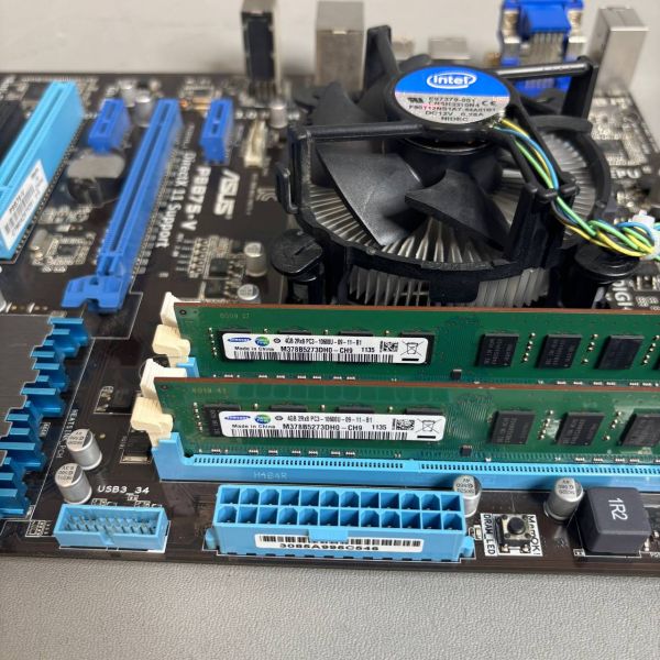 Комплект мат плата s-1155 + Core i5 -3570 +8Gb+  кулер