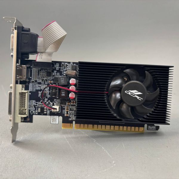 Видеокарта OCPC PCI-E 4.0 OCVNGT730G4 4G NV GT 730 LP 4GB GDDR3 1x VGA, 1x HDMI, 1x DVI (OCVNGT730G4)