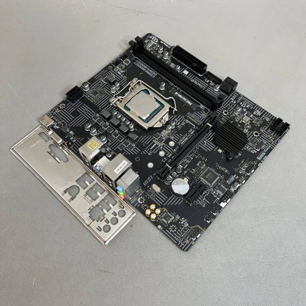 Комплект мат плата MSI H410M-B s-1200 + Celeron G5905