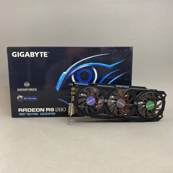 Видеокарта GIGABYTE Radeon R9 280 1000Mhz PCI-E 3.0 3072Mb 6000Mhz 384 bit DVI HDMI HDCP