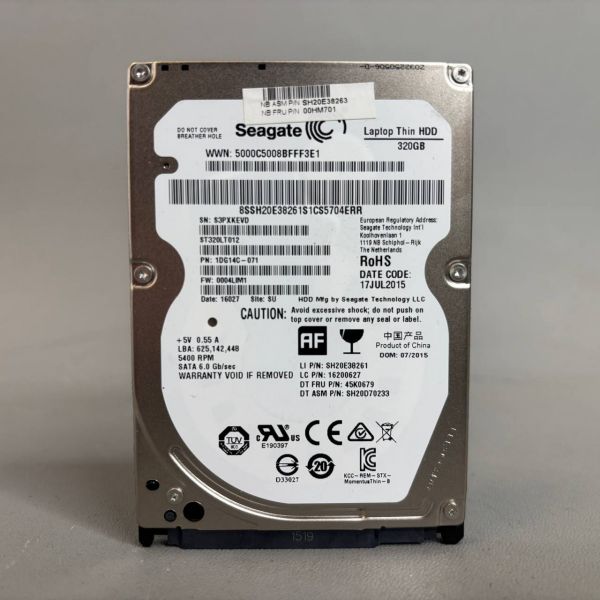 Жесткий диск Seagate Momentus 320 ГБ ST320LT012