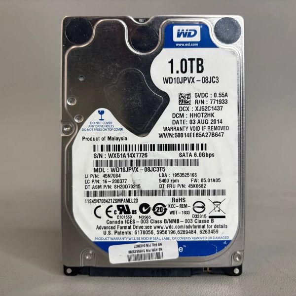 Жесткий диск Western Digital WD10JPVX 1 ТБ