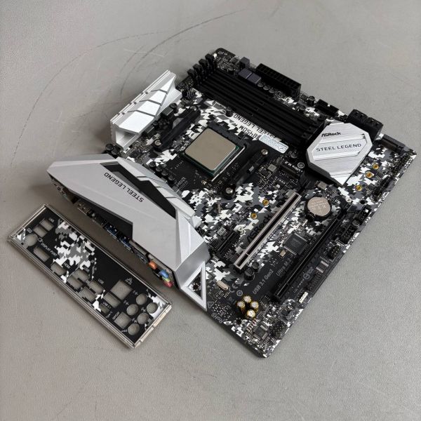 Комплект Материнская плата Asrock B450M Steel Legend + Ryzen 3 Pro 3200G