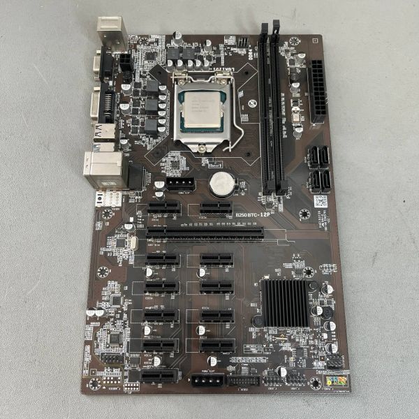 Материнская плата для майнинга LGA 1151 B250 BTC 12P