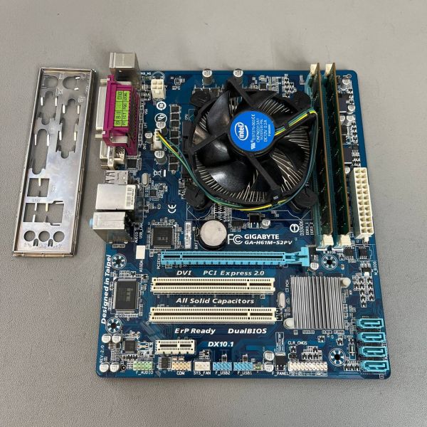 Комплект мат плата s-1155 + Core i5 -2400 +8Gb + кулер