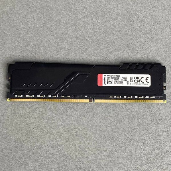 Модуль памяти Kingston Fury Beast Black DDR4 DIMM 3200Mhz PC25600 CL16 - 16Gb KF432C16BB/16