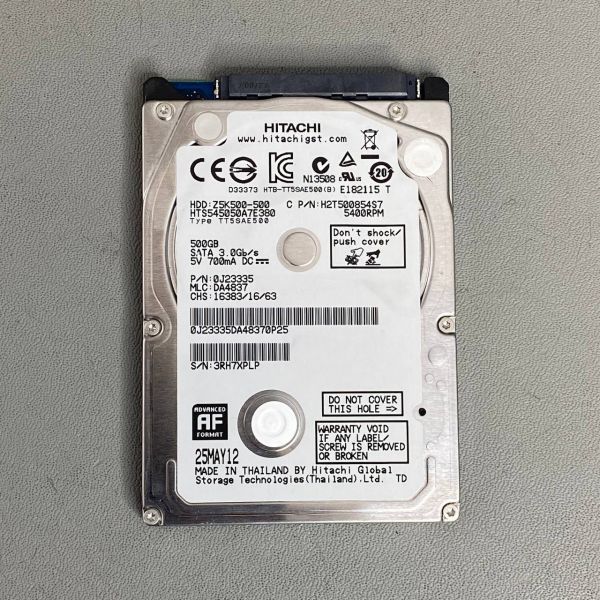 Жесткий диск HGST 500GB, HTS545050A7E380