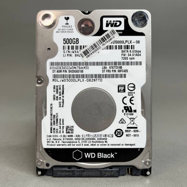 Жесткий диск Western Digital WD Black 500ГБ WD5000LPLX