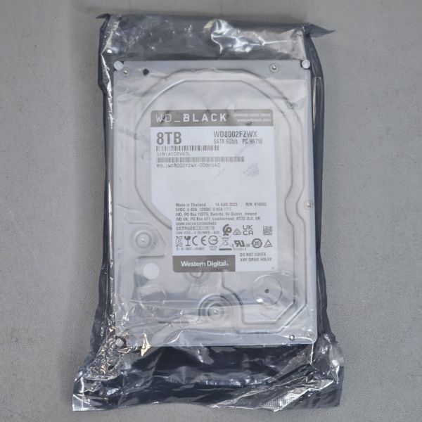 Жесткий диск WD SATA-III 8TB WD8002FZWX Desktop Black (7200rpm) 128Mb 3.5