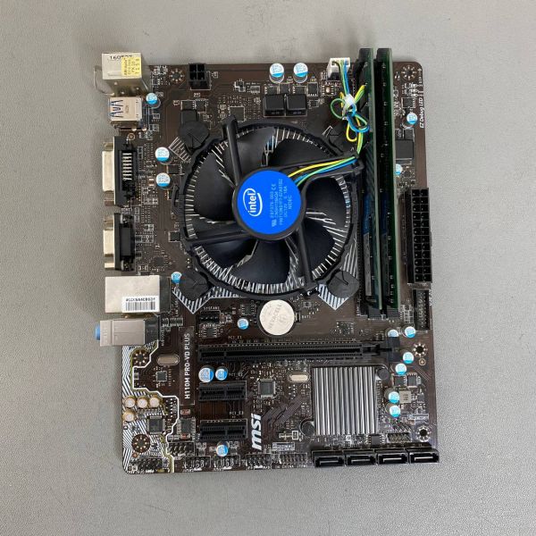 Комплект мат плата s-1151 MSI H110M Pro-VD Plus+ i5-6400 / 8Gb / кулер