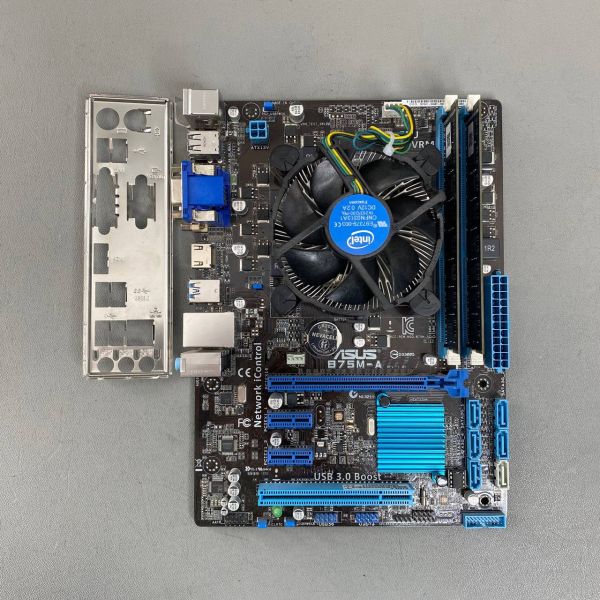 Комплект мат плата s-1155 + Core i5 -3450 +8Gb+  кулер