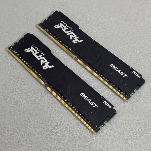 Оперативная память Kingston 32 ГБ (16 ГБ x 2 шт.) DDR4 3200 МГц DIMM CL16 KF432C16BBK2/32