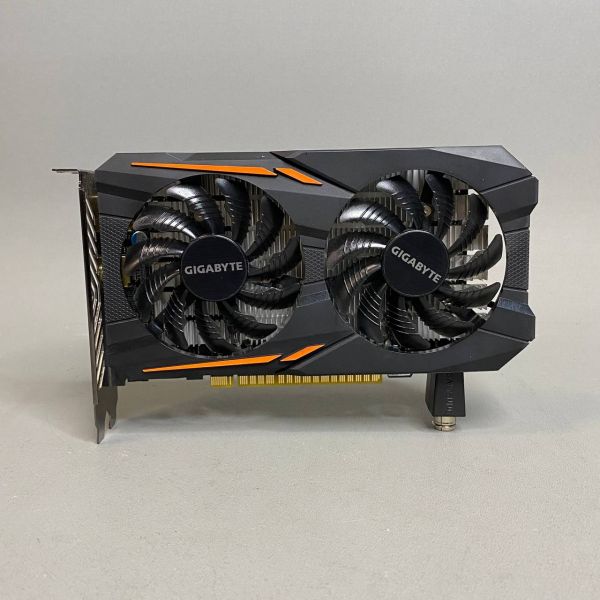 Видеокарта Gigabyte, NVIDIA GeForce GTX 1050 Ti, GDDR5, 4ГБ  gv-n105toc-4gd