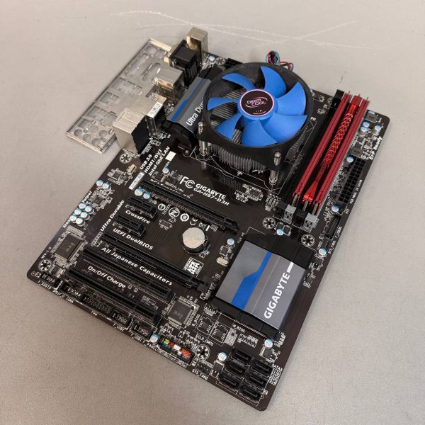 Комплект мат плата s-1150(h87) + i5-4430 +16Gb + кулер