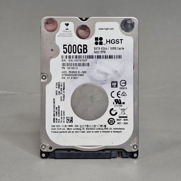 Жесткий диск hgst 500Gb (HTS545050B7E660)