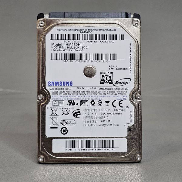 Жесткий диск Samsung HM250HI