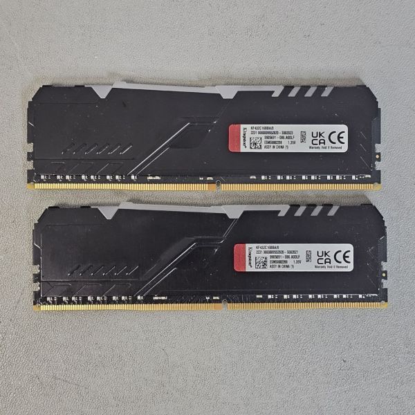 Оперативная память 16Gb (2x8Gb) Fury Beast RGB KF432C16BBA/8 