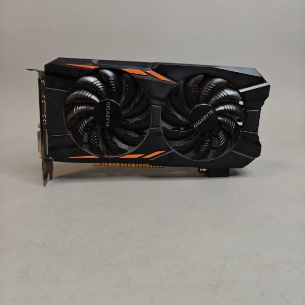 Видеокарта PCI-E Gigabyte GeForce GTX 1050 WF2 OC 2048MB 128bit GDDR5 [GV-N1050WF2OC-2GD] DVI HDMI DP