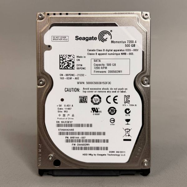Жесткий диск Seagate ST9500420AS 500Gb 7200 SATAII 2,5