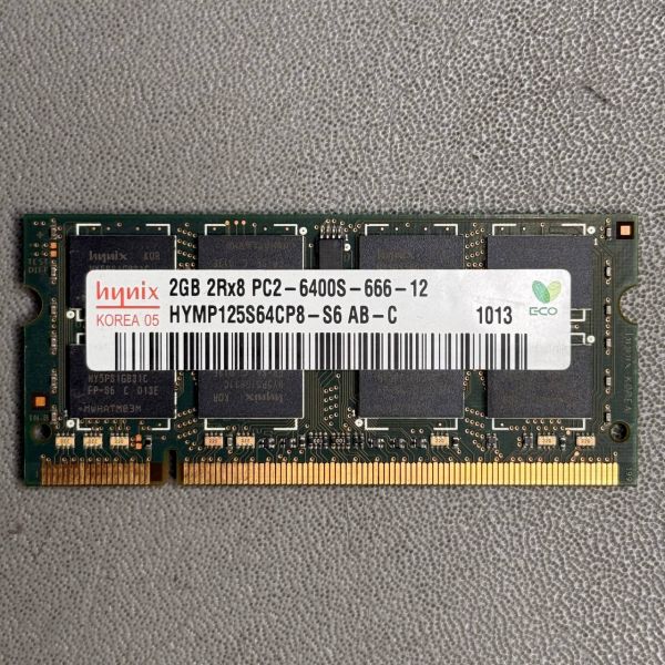 Оперативная память Hynix 2 ГБ DDR2 800 МГц SODIMM CL6 HYMP125S64CP8-S6