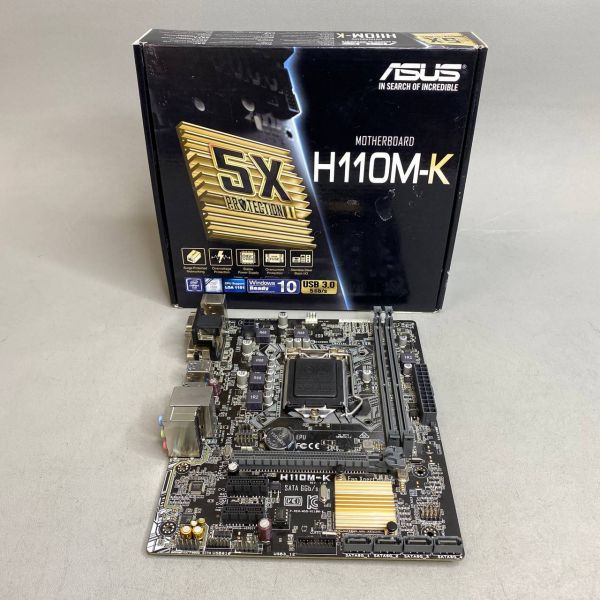 Материнская плата ASUS H110M-K сокет LGA1151 v1 DDR4 microATX