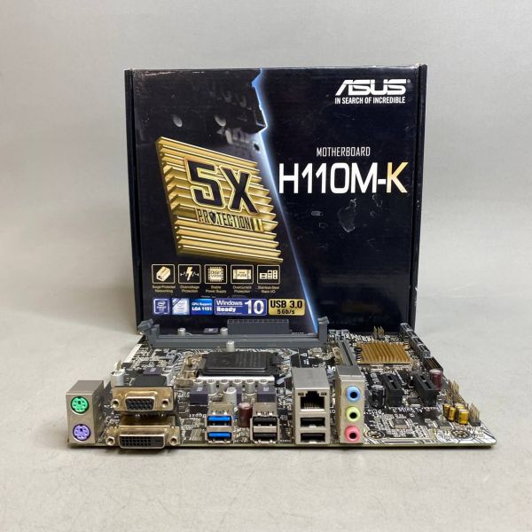 Материнская плата ASUS H110M-K сокет LGA1151 v1 DDR4 microATX