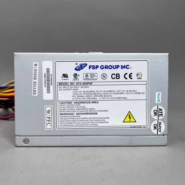 Блок питания 400W FSP ATX-400PNF 24+4/6PCI-E/2SATA/120fan ATX
