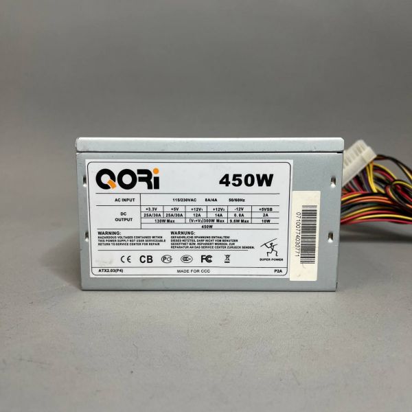 Блок питания 450W Qori ATX2.03(P4)