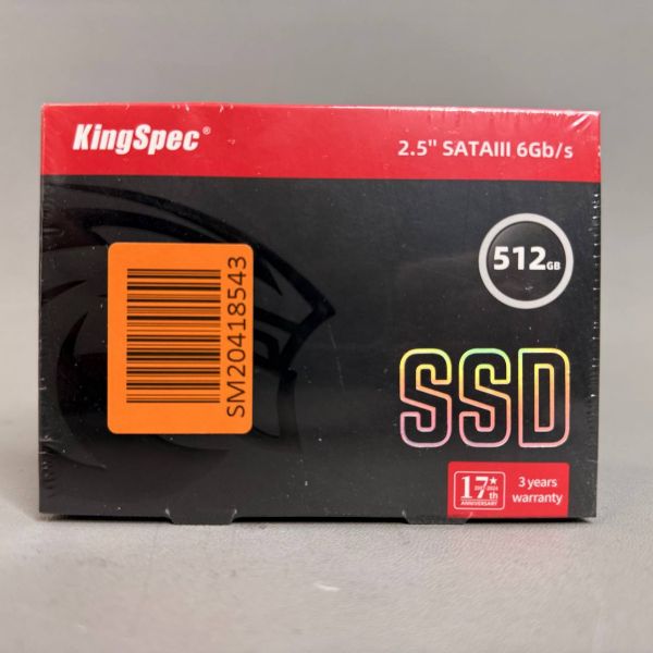 SSD накопитель KingSpec P3-512, 512ГБ, 2.5