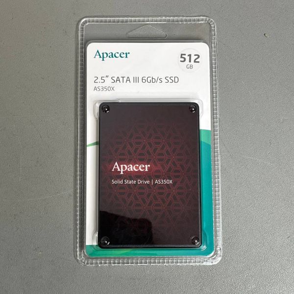 SSD диск Apacer AS350X, 512Гб, 2.5