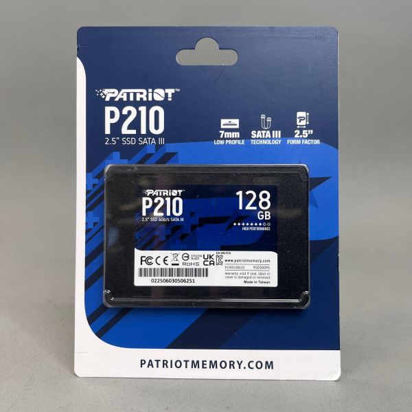 SSD накопитель Patriot P210 P210S128G25 128ГБ, 2.5
