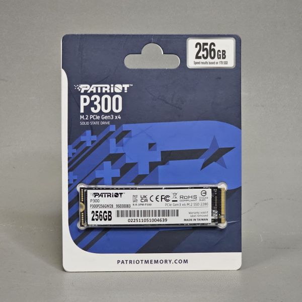 256 ГБ M.2 NVMe накопитель Patriot P300 [P300P256GM28]