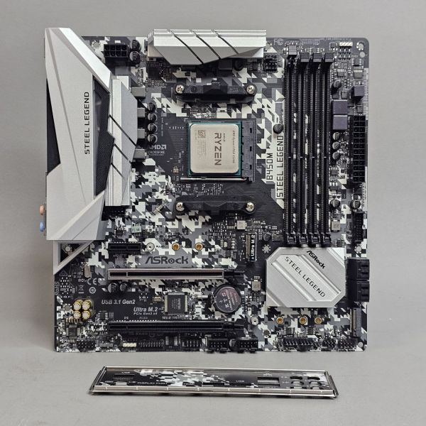 Комплект ASRock B450M STEEL LEGEND +R3 3200G