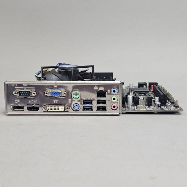 Комплект материнская плата ECS  H410H6-M7 + I3-10100+8gb+кулер