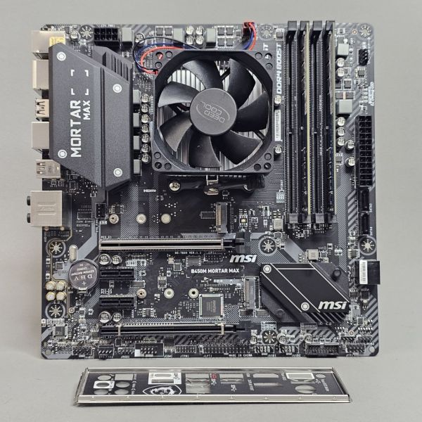 Комплект MSI B450M mortar MAX +R3 3200G + 16Гб + кулер