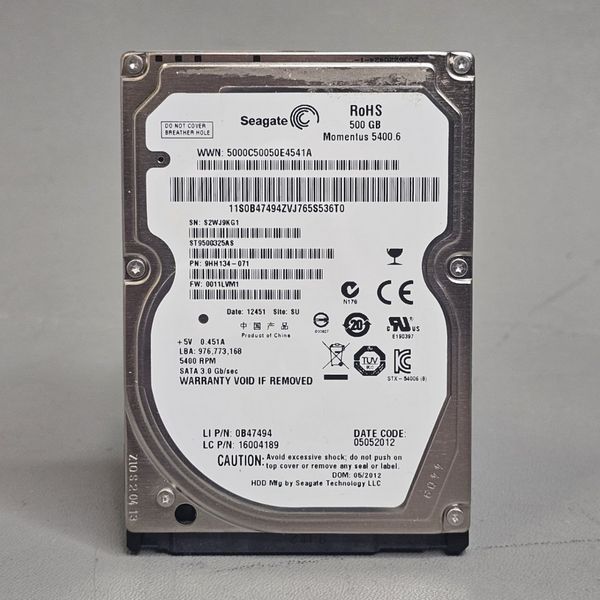 Жесткий диск Seagate Momentus 500 гб ST9500325AS