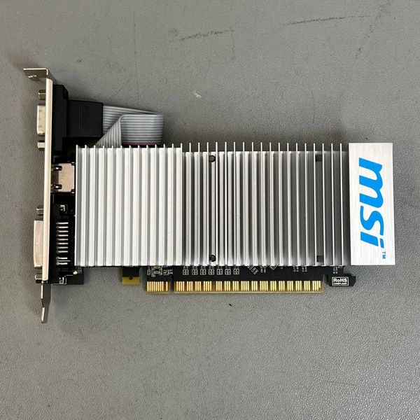 Видеокарта PCI-E MSI GeForce GT 210 Silent LP 1Gb  64bit DDR3 N210-TC1GD3H/LP