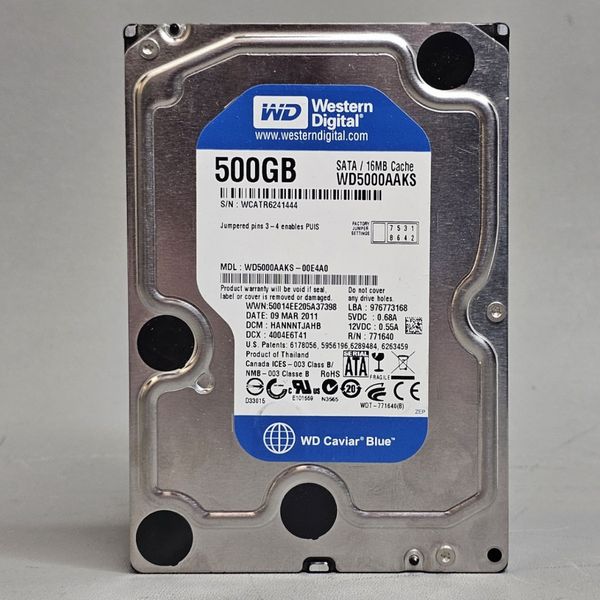 Жесткий диск Western Digital WD5000AAKS 500Gb SATAII 3,5