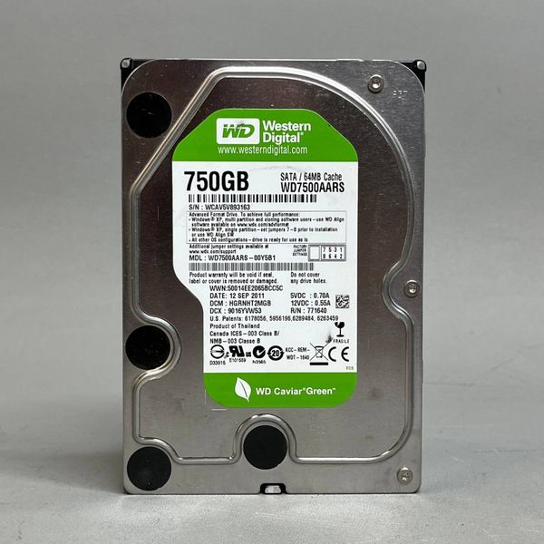 Жесткий диск Western Digital WD7500AARS 750Gb