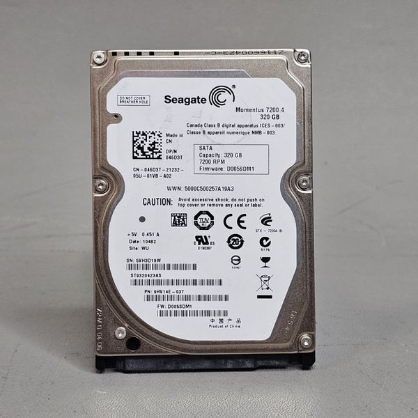 Жесткий диск Seagate Momentus 320 ГБ ST9320423AS