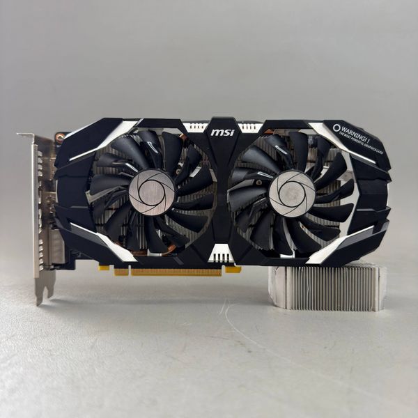 Видеокарта PCI-E MSI GeForce GTX 1060 ARMOR OC 6144MB 192bit GDDR5 [GTX 1060 ARMOR 6G OCV1] DVI HDMI DP