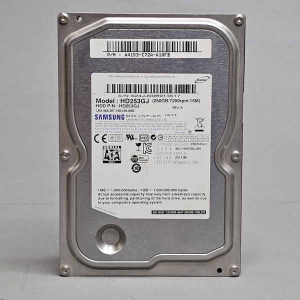 Жесткий диск Samsung HD253GJ 250Gb 7200 SATAII 3.5