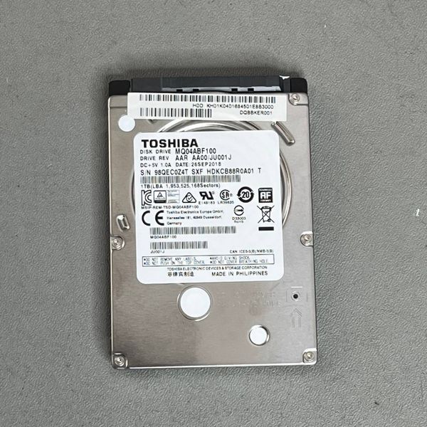 Жесткий диск Toshiba MQ04 MQ04ABF100, 1ТБ, HDD, SATA III, 2.5