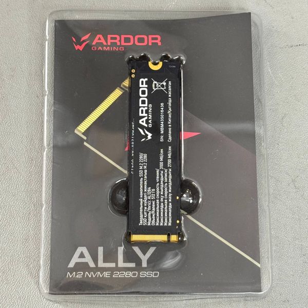 512 ГБ M.2 NVMe накопитель ARDOR GAMING Ally AL1284