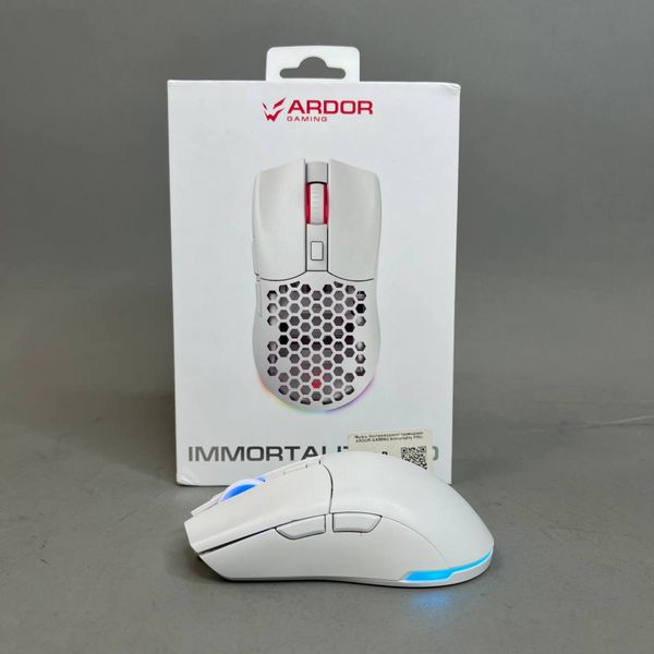 Мышь беспроводная/проводная ARDOR GAMING Immortality PRO Wireless белый