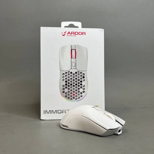 Мышь беспроводная/проводная ARDOR GAMING Immortality PRO Wireless белый