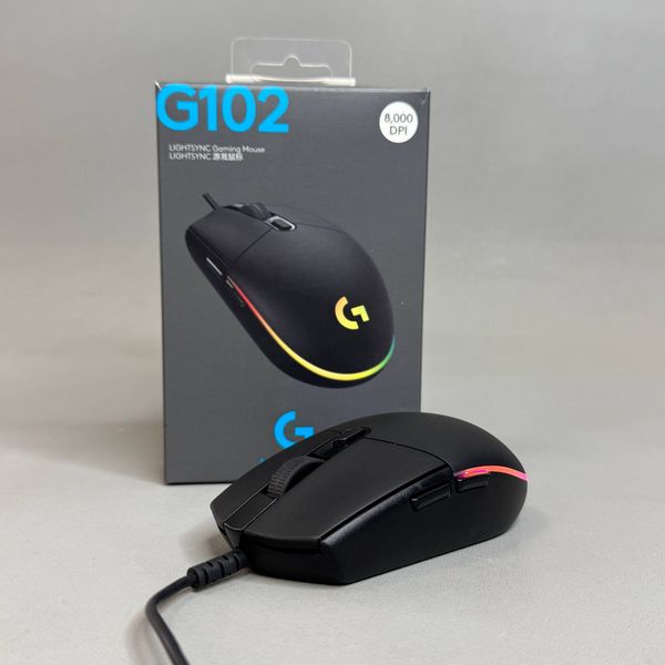 Мышь Logitech G102 LightSync Gaming Mouse черная