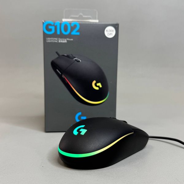 Мышь Logitech G102 LightSync Gaming Mouse черная